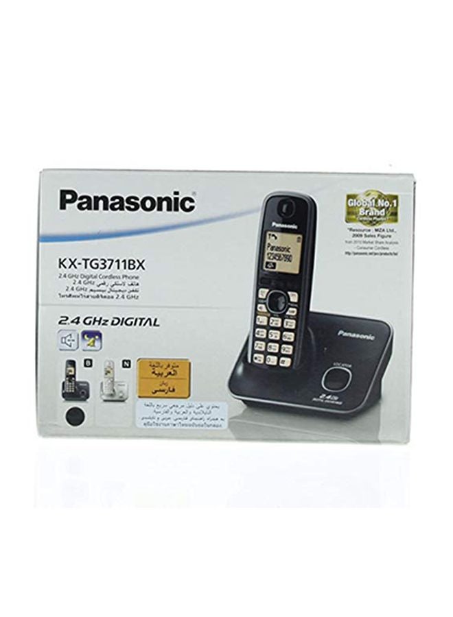 Panasonic Cordless Telephone Black - Image 2