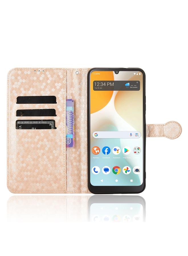 erorex Case For BLU View 5 Pro Honeycomb Dot Texture Leather Phone Case  - Image 4