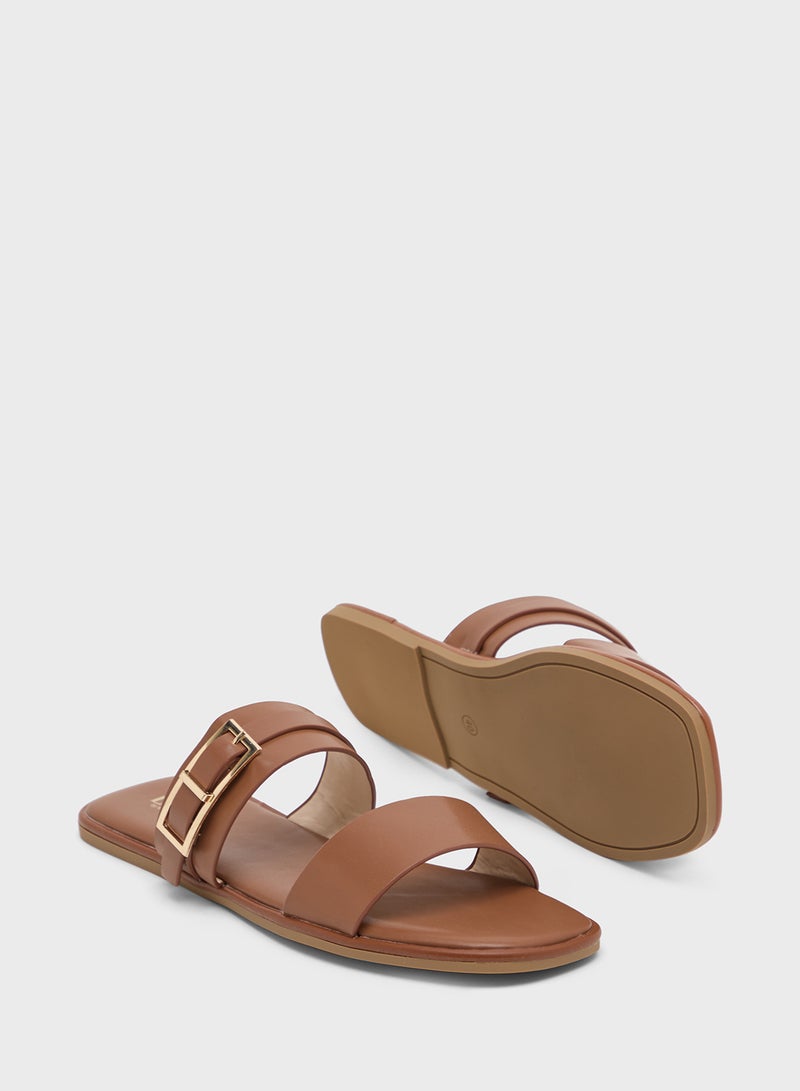 ELLA Double Strap Flat Sandal  - Image 3