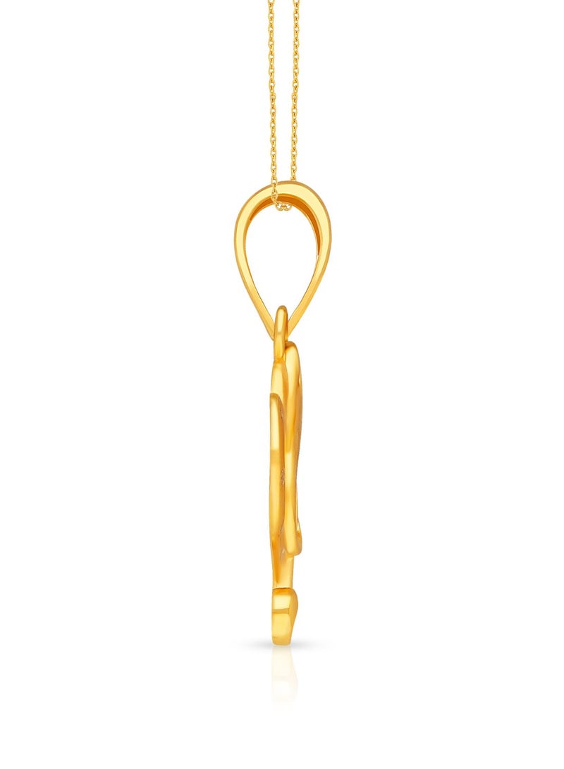 Malabar Gold and Diamonds 22k 916 Purity Malabar Gold Pendant PDDZL22585Y - Image 3