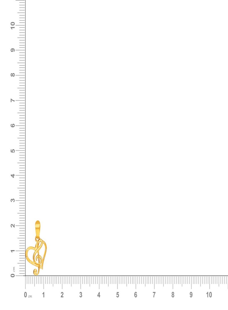 Malabar Gold and Diamonds 22k 916 Purity Malabar Gold Pendant PDDZL22585Y - Image 5