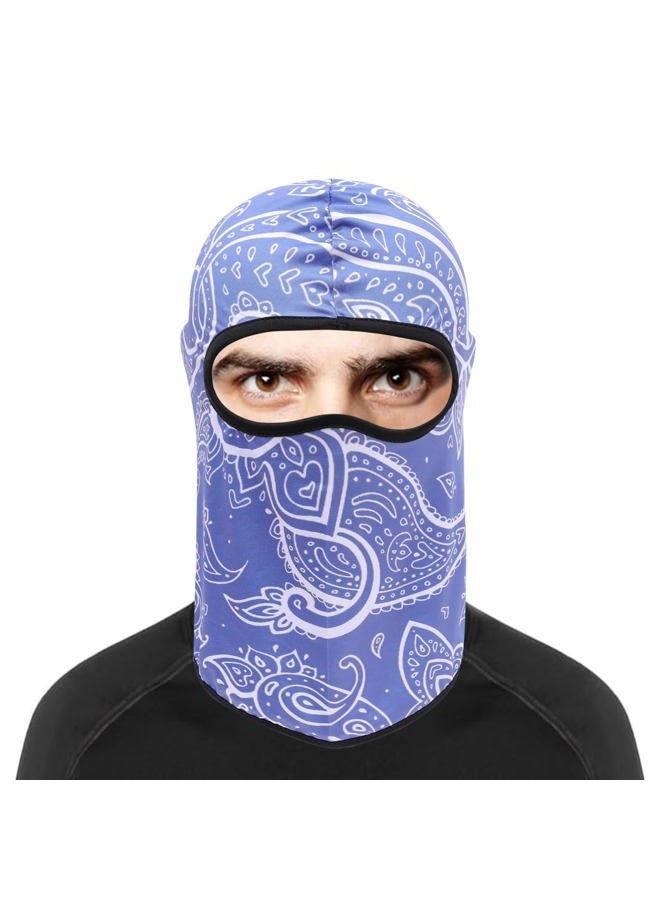 Cutewing Balaclava Mask 3D Print Full Face Mask Cooling Neck Gaiter Sun Protection Face Cover Mask Windproof Ski Mask, Paisley, L/One size - Image 2