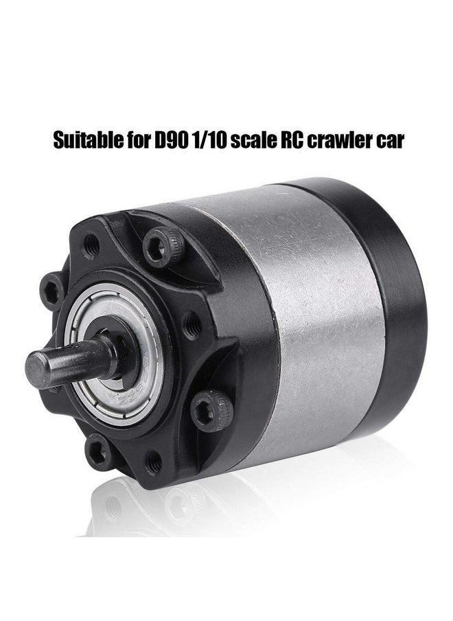 Dilwe - Rc Car Gearbox & Motor Mount Rc Crawler Gearbox Transmission Case With Gear Motor Mount For D90 1/10 Scale Rc Crawler Car - Image 1