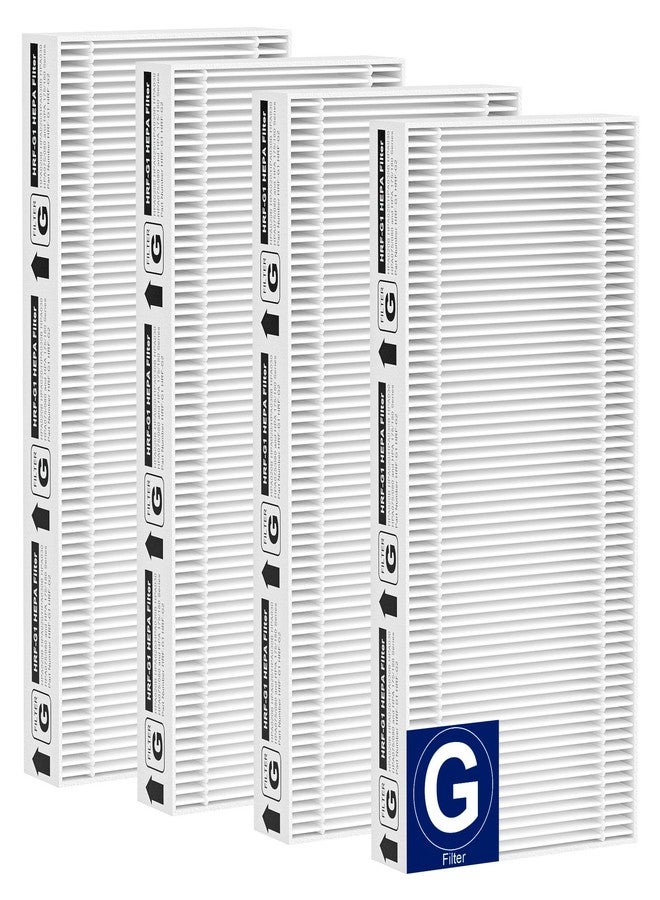 GoKBNY HRF-G Replacement Filter Compatible with Honey-Well HPA020B HPA020 & HPA030B HPA030 & HPA075/HPA080 Series ＆ HPA175/HPA180 Series Purifier Filter G,Part Number HRF-G1/HRF-G2,4 Pack - Image 1