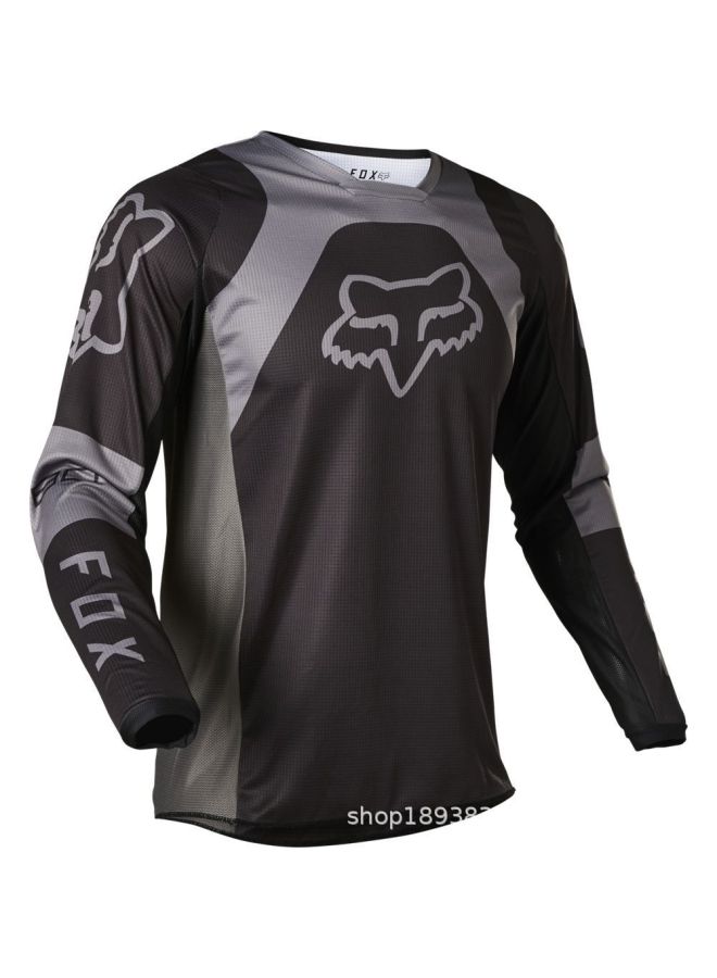 Fox Head Downhill Suit Mountain Bike Riding Suit Top Men's Long Sleeve Off-road Racing Suit Quick-dry T-shirt