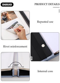 DUNISO 120 Pockets Simple Photo Album for 3-10 Inches Photos Portable Photo Album for Family Wedding Boys Girls  - Image 3