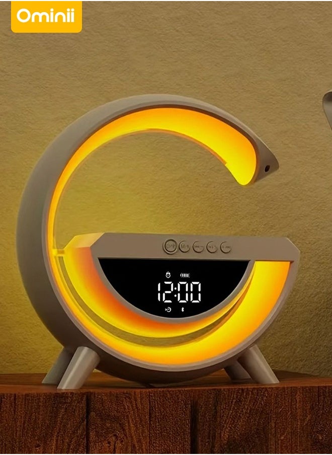 أوميني - بالنسبة لرمضان: سماعة بلوتوث ذكية لاسلكية، ضوء محيطي قابل للتعديل بتقنية LED، لخلق الأجواء المثالية للمناسبات - Image 1