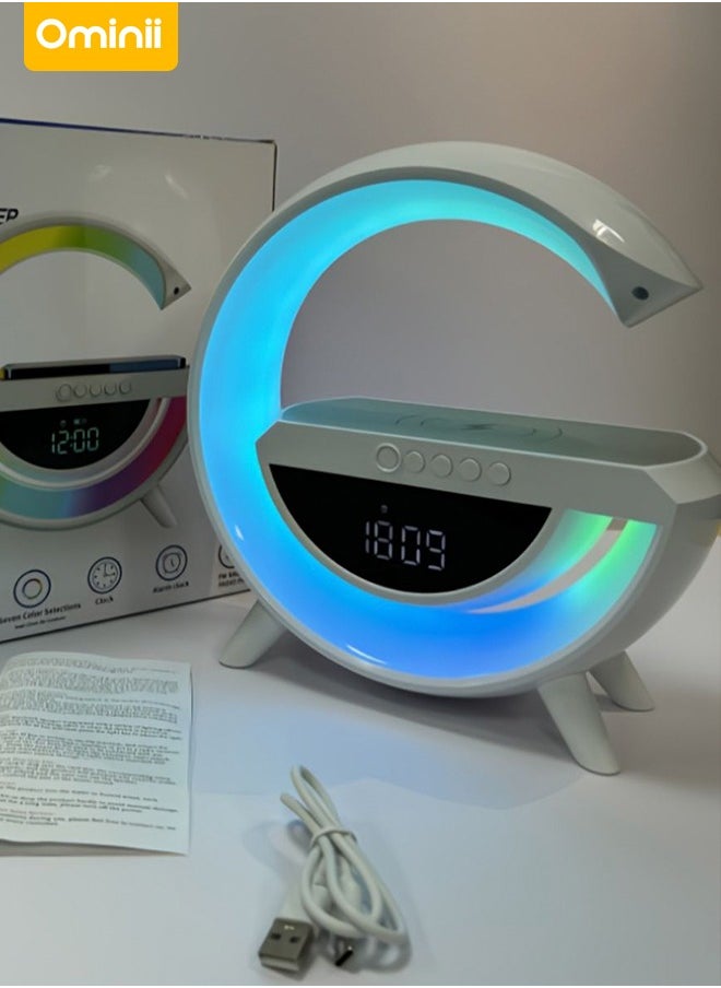 أوميني - بالنسبة لرمضان: سماعة بلوتوث ذكية لاسلكية، ضوء محيطي قابل للتعديل بتقنية LED، لخلق الأجواء المثالية للمناسبات - Image 1