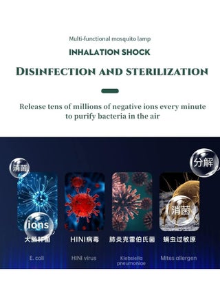 Household Air Purifier, Air Filter Cleaner, Odor Eliminator, Remove Allergies Dust Pollen Pet Dander, Night Ligh - view 5