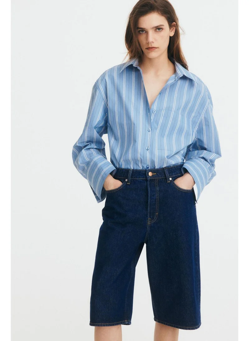 H&M High Knee Denim shorts