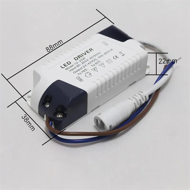 3pcs/lot 19-25W Led Lights Driver 20W-25W Power Supply Lighting AC85-265V Output:560-600mA,DC24-42V - Image 3