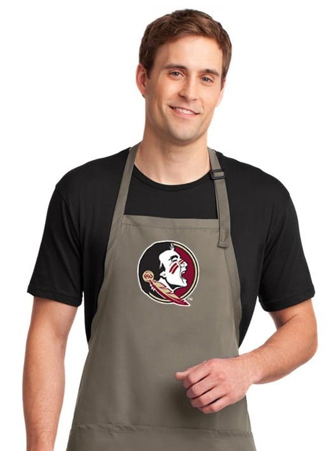 Broad Bay Florida State Apron FSU Logo Gift for Man or Woman Him Her - Image 2