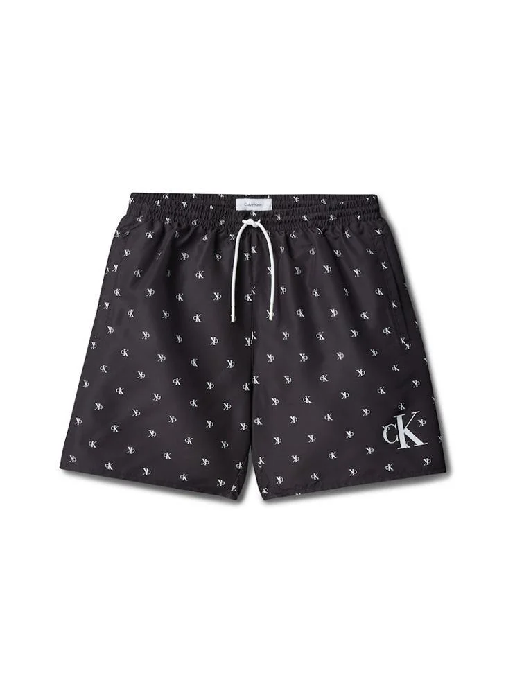 Calvin Klein Jeans Mid Length Print Swim Shorts