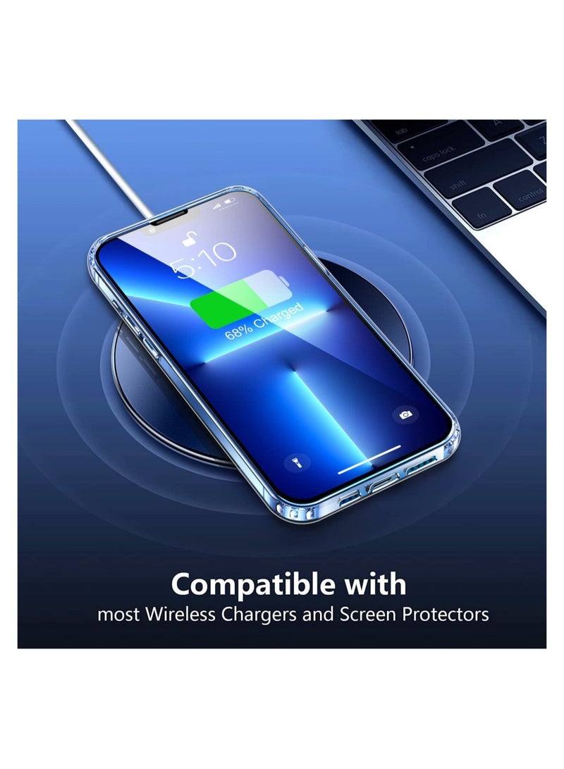 Crystal Clear Compatible with iPhone 14 Pro MaxCase Slim Thin Flexible Silicone Shockproof TPU Cover Protective iPhone Case for iPhone 13 Pro Max 6.7 inch 2024