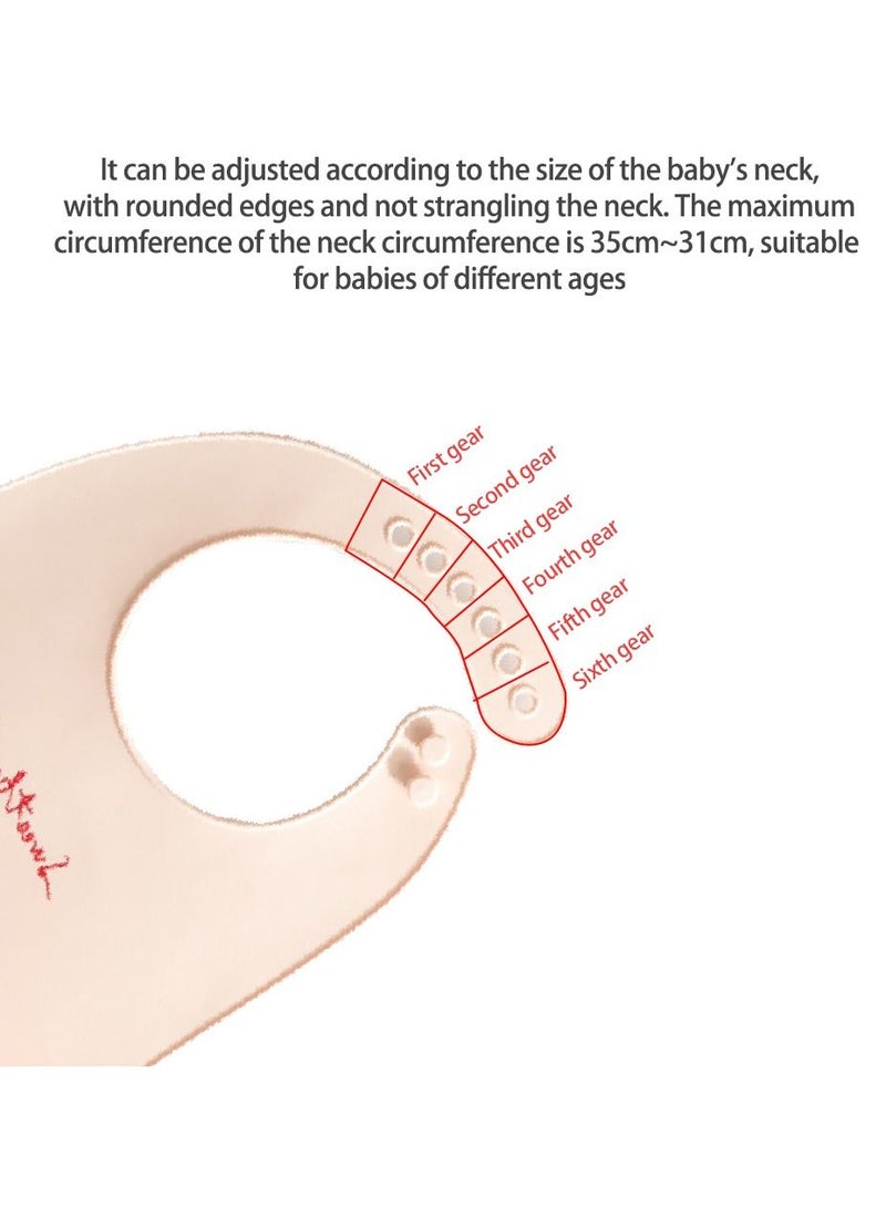 YES!TWOGO Baby Silicone Bib Waterproof Saliva Pocket - Image 5