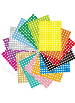 Y&D Dot Sticker Label, Round Polka Circle Mega Bundle in Assorted 20color 2800pcs Color Coding Labels Self Adhesive Colored Stickers, 40 Sheets  - Image 1