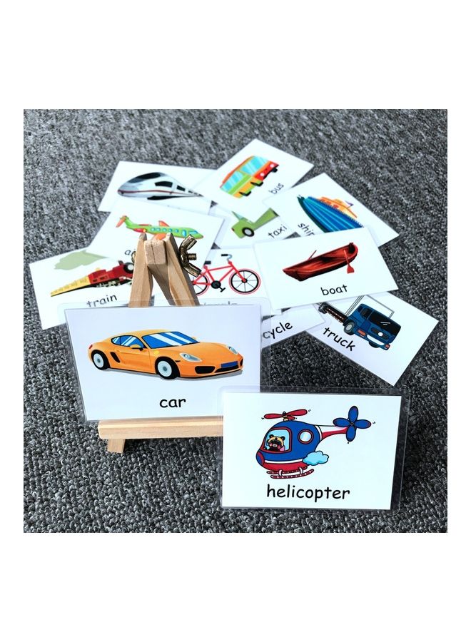 NIBEMINENT 12-Piece English Learning Word Cards 8 X 11 1cm - Image 2