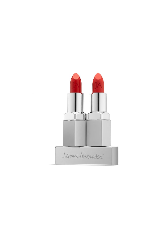 Jerome Alexander Matte Shine Lipstick 121 HotnSpicy - Image 2