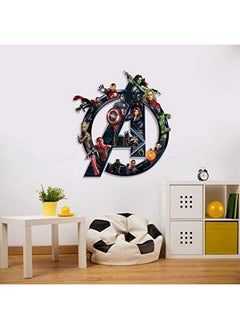 DivineDesigns DivineDesigns™ Vinyl Avengers Printed Wall Sticker for Wall Decoration | Ideal for Home and Living Room, Bedroom, Kids Room - Multicolour 22X24 Inches (Pack of 1)  - Image 2