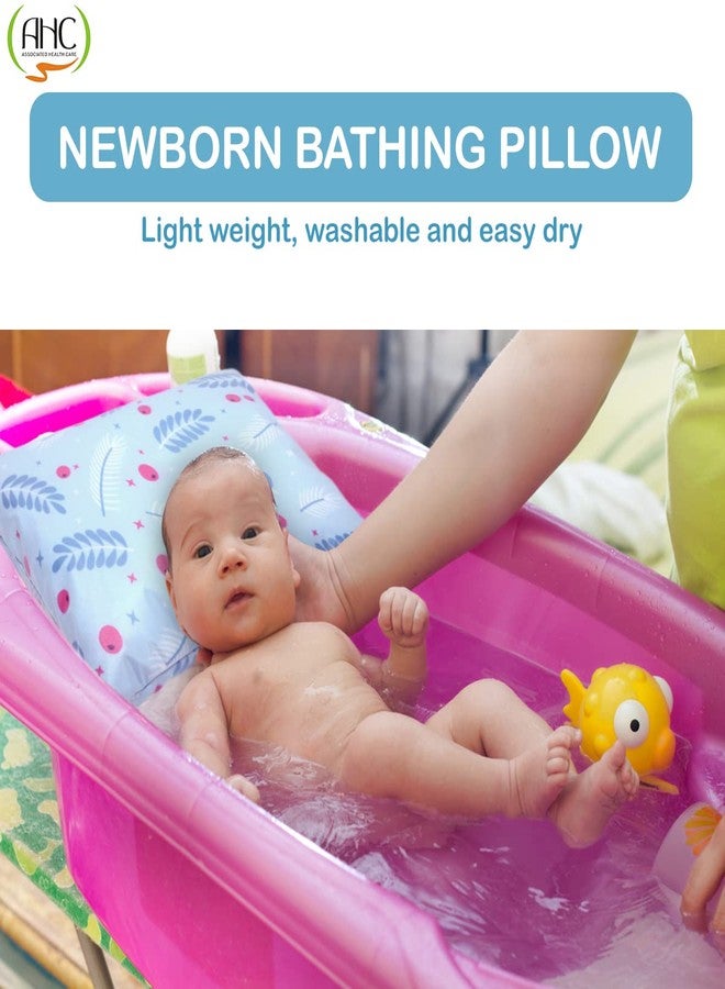 AHC ZIKKU New Born Baby Waterproof Bathing Pillow with Beans Filling for Bathing Chair/Tub/Sheet (Cream color, Regular Size) - Image 5