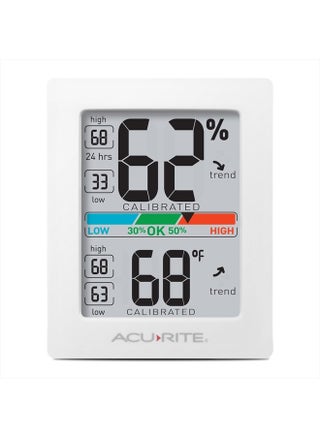 Humidity Meter Hygrometer and Indoor Digital Thermometer with Temperature Gauge and Humidity Gauge, Room Thermometer Comfort Scale, 3 x 2.5 Inches, White (01083M) - pzsku/Z50D6777FB531BC160ABFZ/45/_/1731415119/f58e3e7f-4e98-45b4-9463-1f2826ba7b9d
