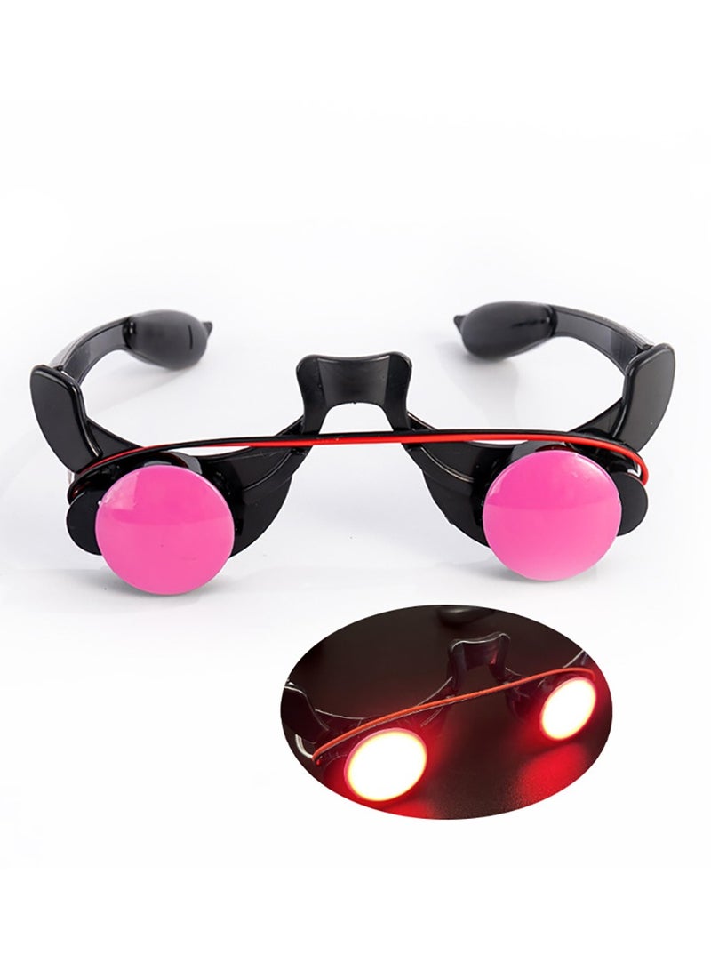LED Glasses with Lights Suitable for Party Decoration Masquerade Role-Playing Props (Luminous Glasses) - Image 1