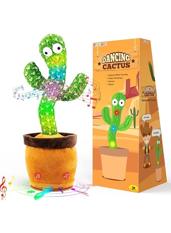 لعبة الصبارة الراقصة، لعبة ناطقة للأطفال من الأولاد والبنات، لعبة تكرر ما تقوله، لعبة محاكاة تغني 120 أغنية ومسجل صوتي لمدة 15 ثانية - Image 3