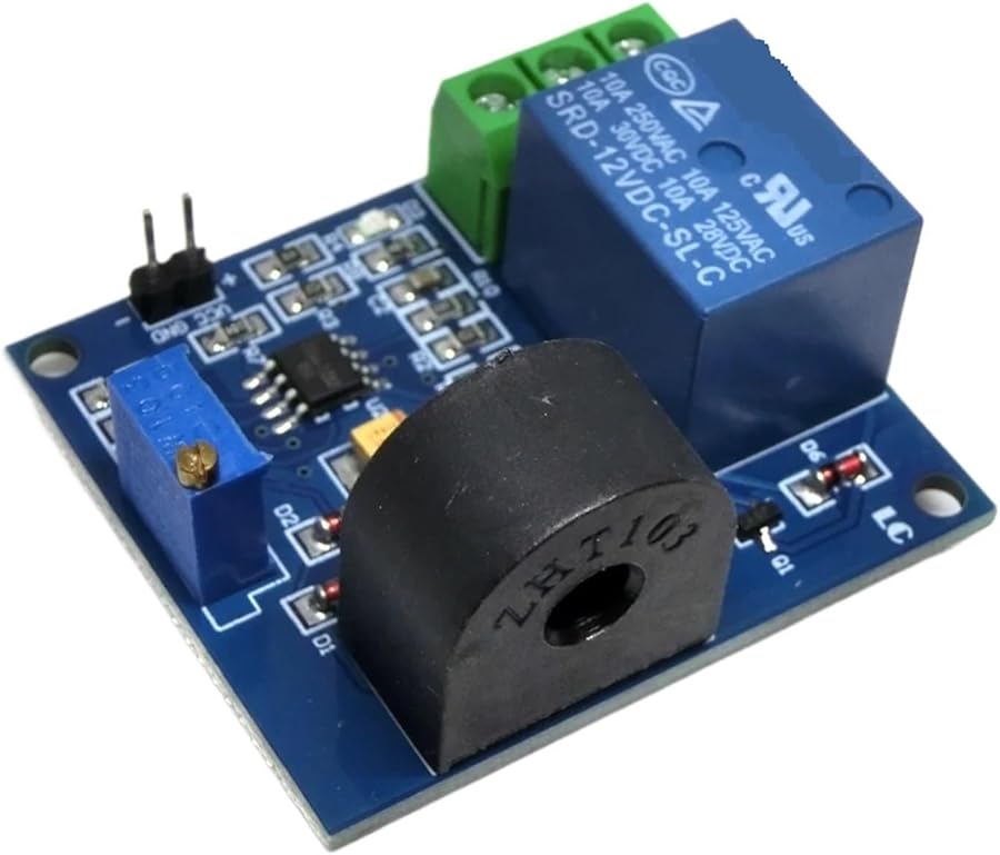 Relay Generic Component Generic 24V 5A Overcurrent Protection Relay Module AC Current Detection ...