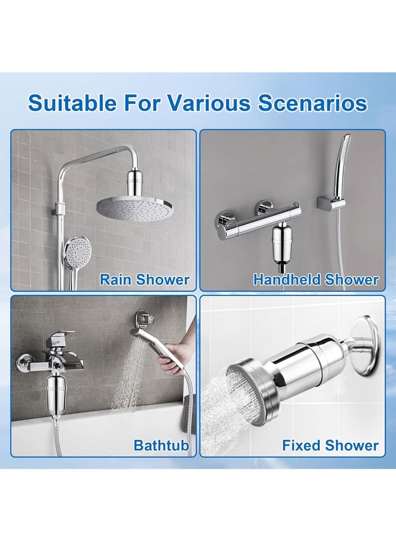 Leon Home Shower Filter 16 Stage Shower Head Filter for Hard Water Showerhead Filter to Remove Chlorine and Fluoride - Image 3