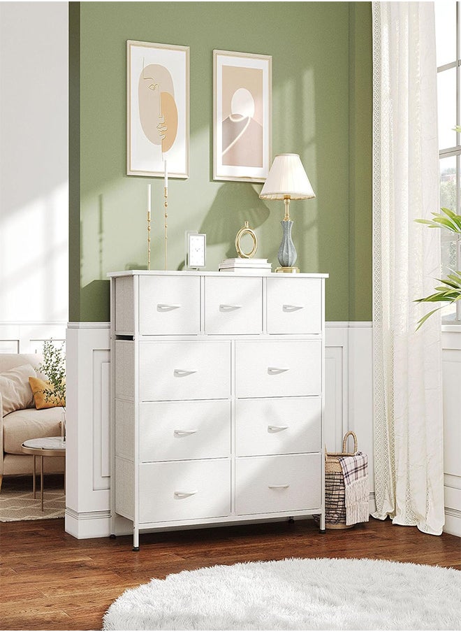 Storage Cabinet with 9 Drawers Bedroom Dresser Wide Storage Chest with Removable Bins Storage Organizer Unit for Living Room Entryway Hallway Kids Room 100x30x96cm - pzsku/Z50D6AA576C71004700A1Z/45/_/1731120034/0cd184b2-57f9-4655-b3c1-4963837eba72