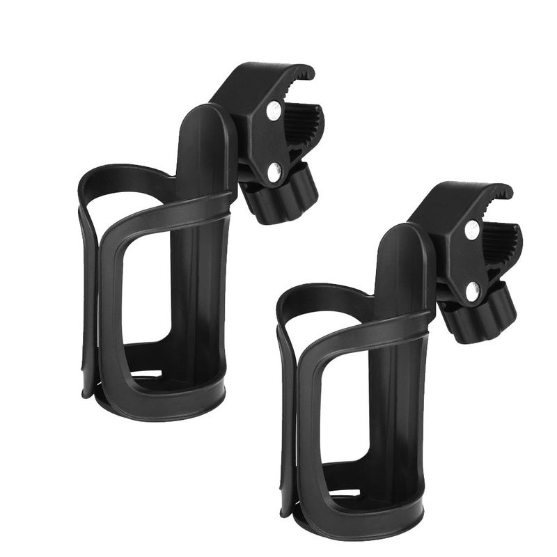Accmor Bike Cup Holder, Bike Water Bottle Holders, Universal 360 Degrees Rotation Cup Holder for Bicycle, Stroller, Scooter, Walker, Wheelchair, Bike Bottle Holders for Kids Adults, 2 Pack - Image 1