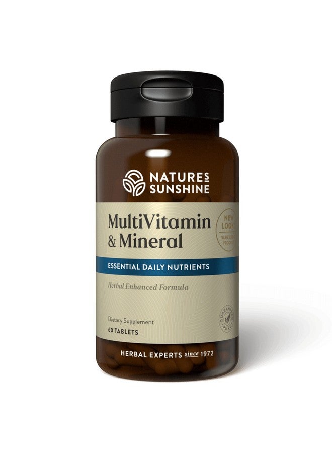 Nature's Sunshine Multiple Vitamins and Minerals, 60 Tablets | Powerful Multivitamin Supplies The Body with 100 Percent of The Daily Value for 17 Essential Vitamins and Minerals - Image 1