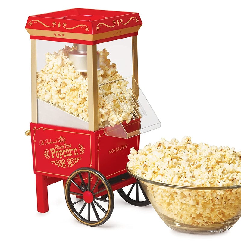SHOPOBOX Shopobox Popcorn Machine DIY Vintage Retro Electric Hot Air Popcorn Machine Family Party Tools Childrens Gifts  - Image 2