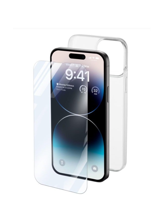 Cellularline Protection Kit Case and Screen iPhone 14 Pro - Image 1