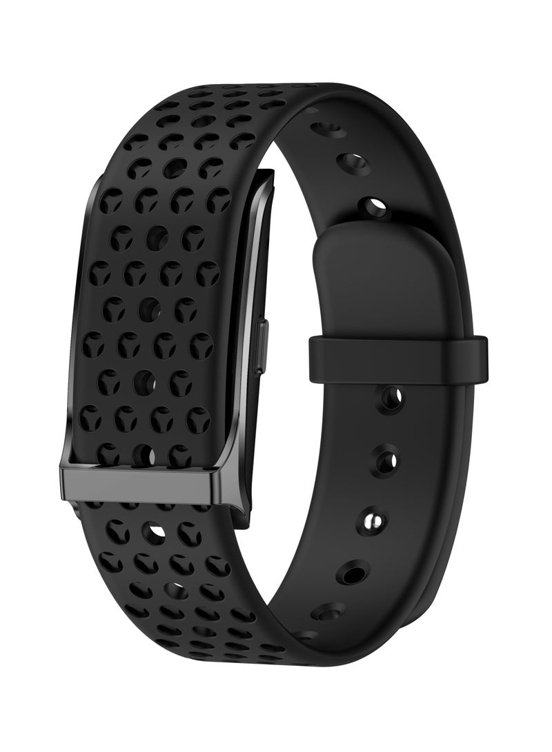 LIGE Men's Smart Bracelet for Sports,Fitness & Activity All Day Monitoring, Waterproof Lightweight Sports Tracker,GPS Running Trajectory,Multi-data Analysis Smart Band,Two Black Replaceable Straps  - Image 3