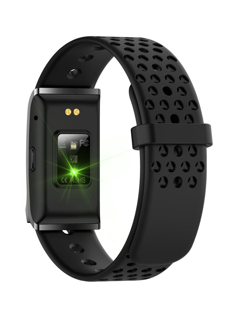 LIGE Men's Smart Bracelet for Sports,Fitness & Activity All Day Monitoring, Waterproof Lightweight Sports Tracker,GPS Running Trajectory,Multi-data Analysis Smart Band,Two Black Replaceable Straps  - Image 5