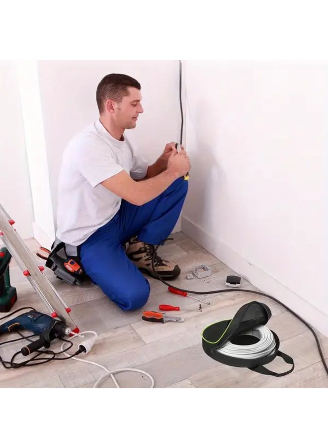 Black EV Charging Cable Bag Waterproof Storage Pouch for Extension Cords Hoses - Image 5