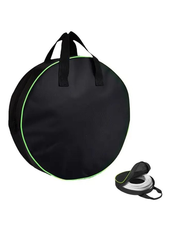 Black EV Charging Cable Bag Waterproof Storage Pouch for Extension Cords Hoses - Image 1