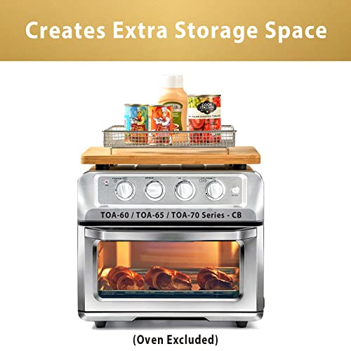 Umilife Cutting Board Compatible with TOA-70/TOA-65/TOA-60 Series Air Fryer (Oven Excluded), Accessories for Convection Toaster Oven, Creates Storage Space, Protects Cabinet Cupboard - Image 4