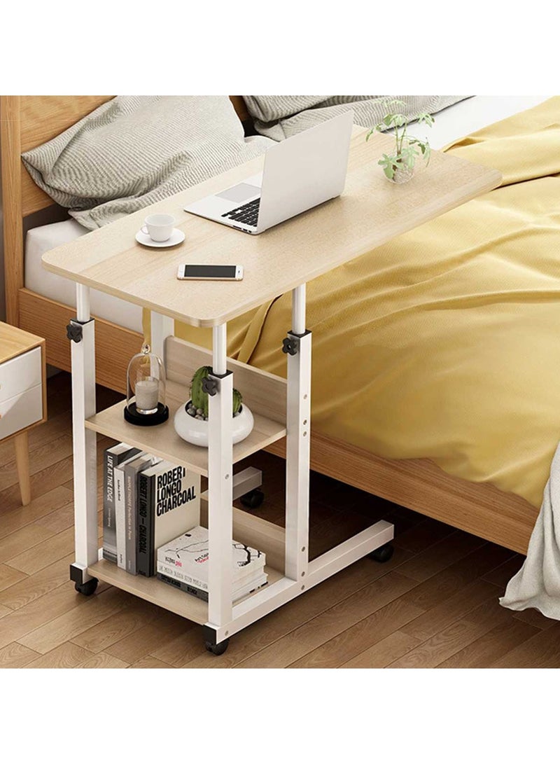 DubaiGallery Side table simple and modern corner sofa aesthetic standing table oval coffee table tea table wood floor design home furniture - Image 2