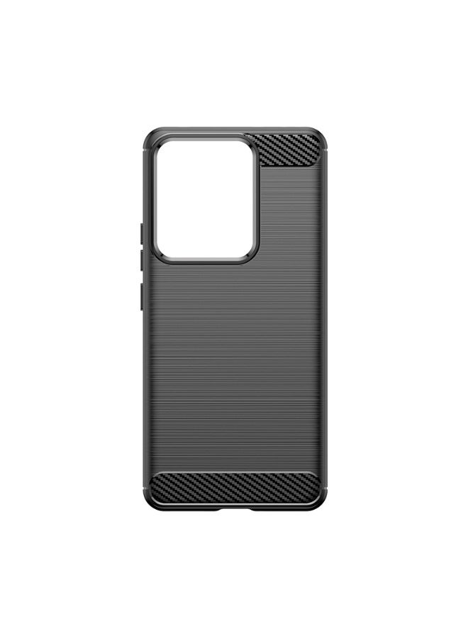 general Case Compatible with Realme 15 Pro, Carbon Fiber Brushed Texture Soft TPU Silicone Bumper Anti-Scratch Shockproof Protective Back Cover for Realme 15 Pro 5G - Image 5