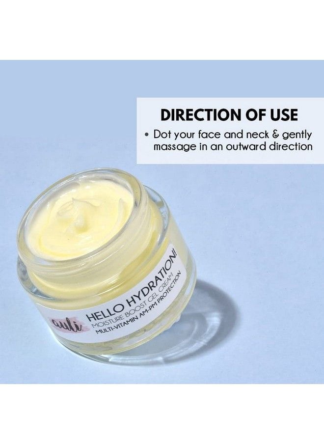 AULI LIFESTYLE - Auli Hello Hydration Licorice And Fenugreek Multivitamin Gel Cream For All Skin Types Helps Hydrate Skin Cells And Reduces Fine Lines & Wrinkles For A Youthful Glow 60Gm - Image 1