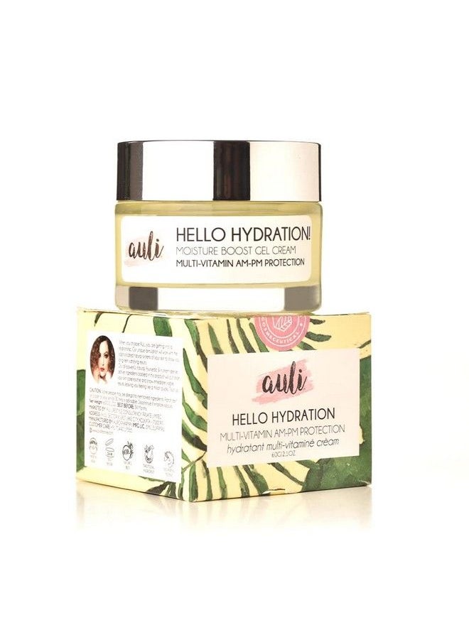 AULI LIFESTYLE - Auli Hello Hydration Licorice And Fenugreek Multivitamin Gel Cream For All Skin Types Helps Hydrate Skin Cells And Reduces Fine Lines & Wrinkles For A Youthful Glow 60Gm - Image 1