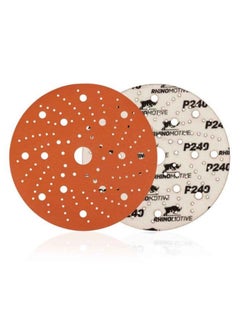 RHINOMOTIVE Automotive CERAMIC EXTREME Plus Abrasive Discs 150MM MULTI HOLE  Grit 240 50Pcs  - Image 1