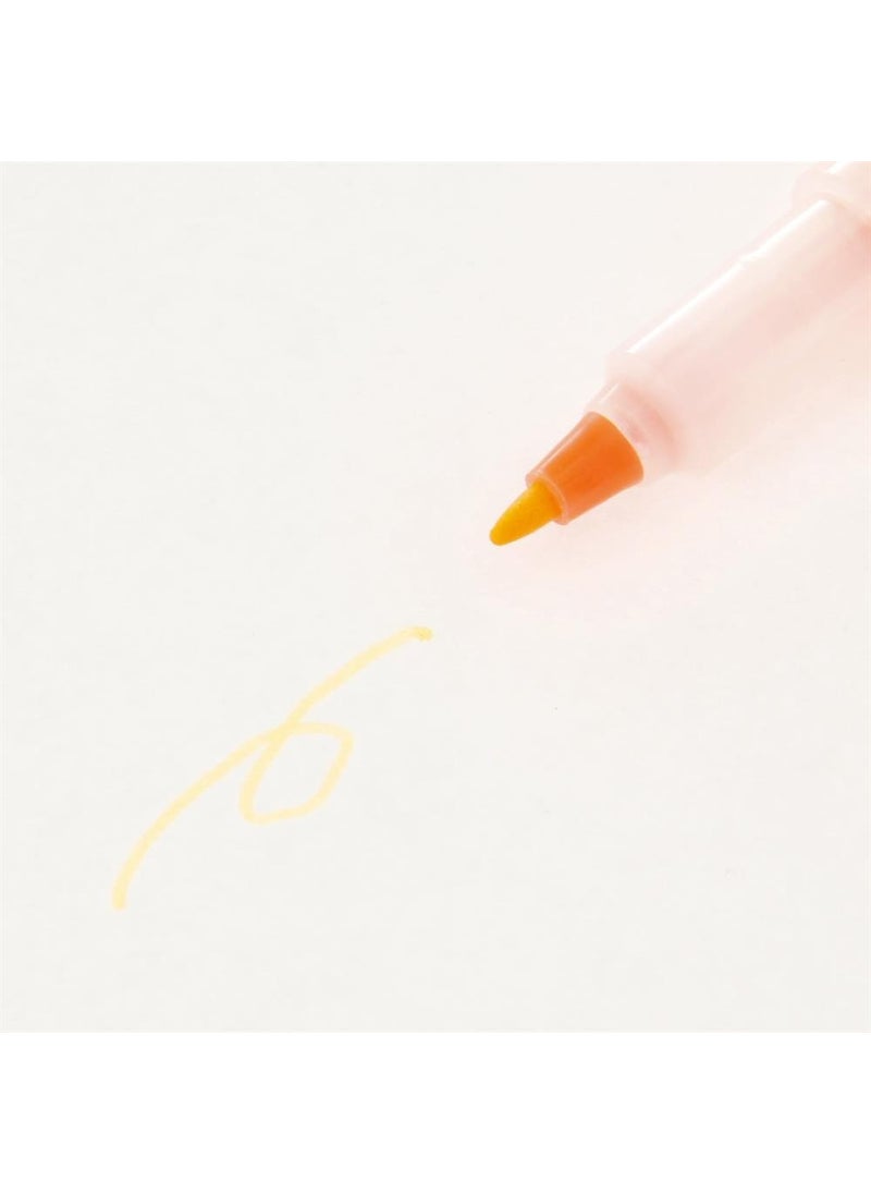 MUJI Double-Sided Neon Orange Highlighter  - Image 3