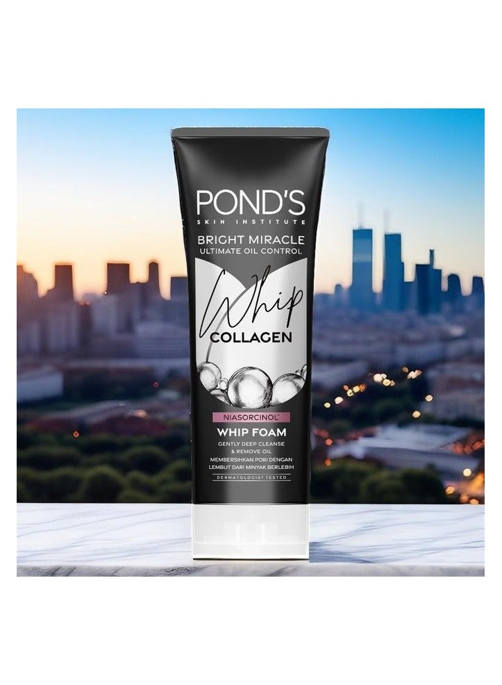 PONDS Ponds Ultimate Oil Control Whip Collagen Whip Foam,100g - Image 1