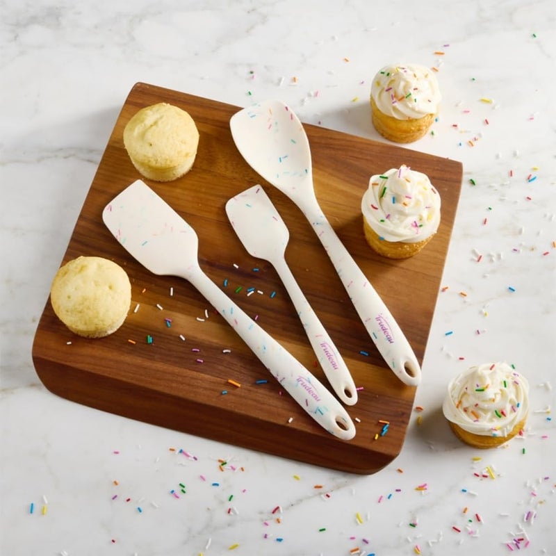 Trudeau Confetti Silicone Set of 3 Spatulas - Image 2