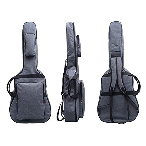 MoonEmbassy Jumbo Guitar Gig Bag Thickening and Waterproof 42 43 Acoustic Guitar Bag Grey Retro