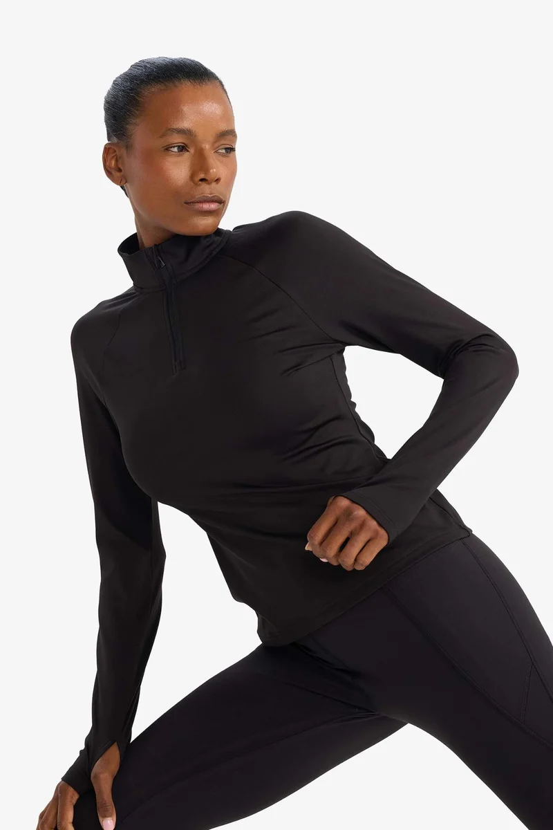 Defacto  Standard Fit Long Sleeve Sports T-shirt for Women | Best Price UAE