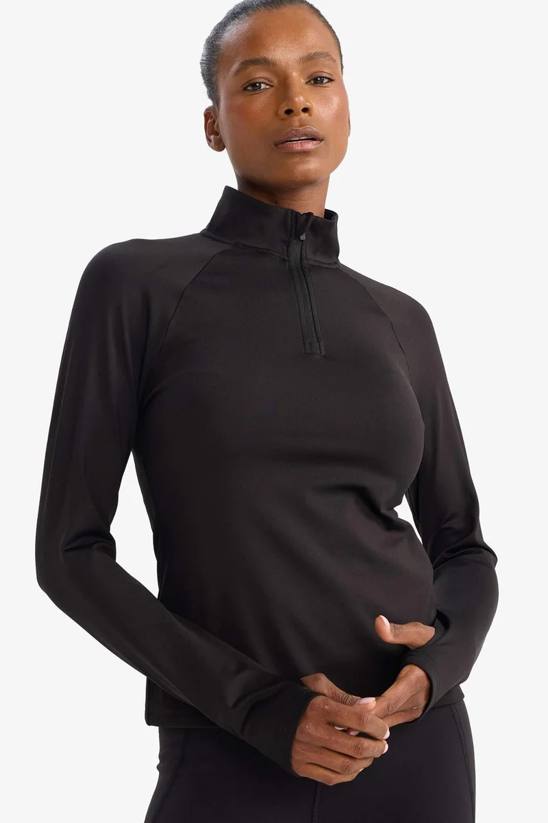 Defacto  Standard Fit Long Sleeve Sports T-shirt for Women | Best Price UAE